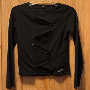 Long sleeve Biker shirt sz M